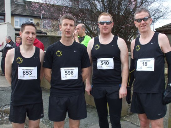 Eagle AC members Alan O'Brien, Pat King, John McCarthy & Ronan Boland...Pic : Mick Dooley