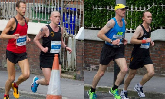 Impressive times in the marathon from Eric Browne (2:48) and Tony Cambridge (2:56)