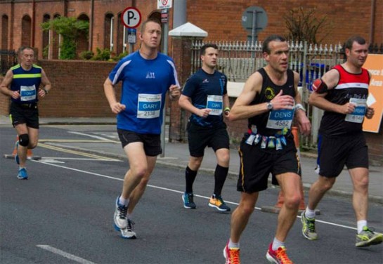 Denis Looney breaking 3:20 for the first time