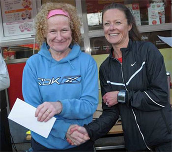 Ann Hayes of Eagle Ac...2nd in the F55 category