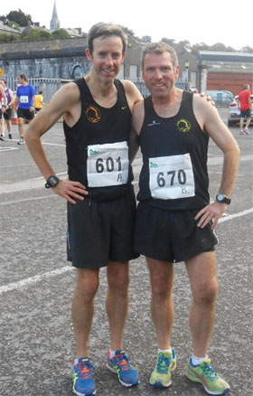 Vivian Foley & Kieran Mulcahy at the Cork to Cobh race