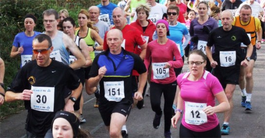 Denis Looney #30 and Ruairi Egan #16 at the Vlley Rovers 7k