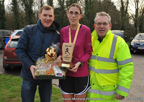 Elaine Guinane after winning the Carrigaline 10k
