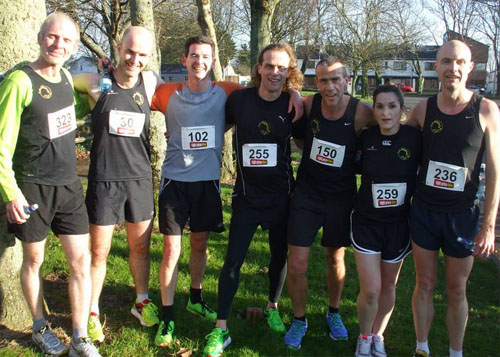 Some of the Eagle AC members after the race