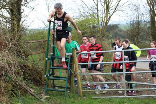 Gerard Down on the way up Temple Hill in the Galtees