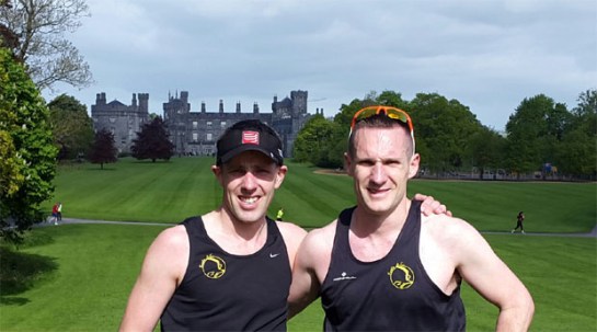 Damian & Jonathon Kenneally at the Kilkenny 5k parkrun