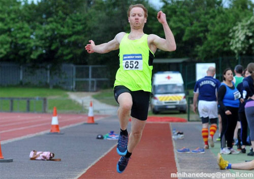 David O'Donovan in the Long Jump