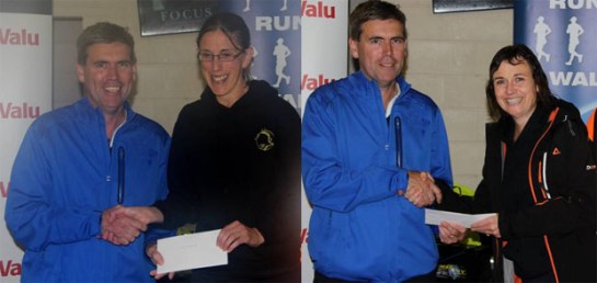 Elaine Guinane 3rd F35 and Frances O'Connor 2nd F55